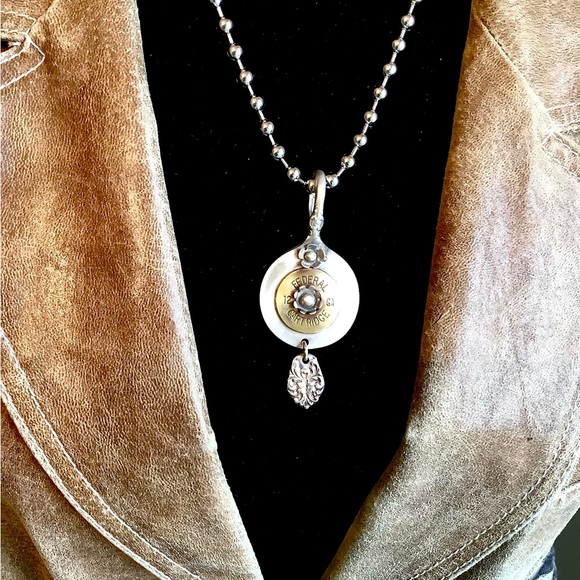 Necklace , vintage Federal cartridge shell - Picture 6 of 6